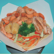 16. Cashew Chicken Chow Mee